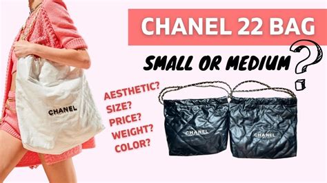 chanel 22 medium size|Chanel 22 bag full movie.